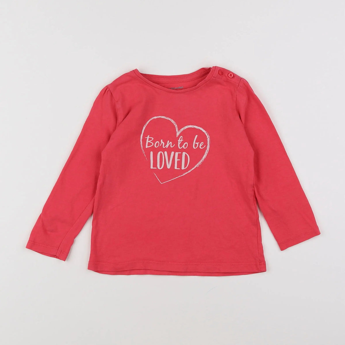 Vertbaudet - tee-shirt rose - 2 ans