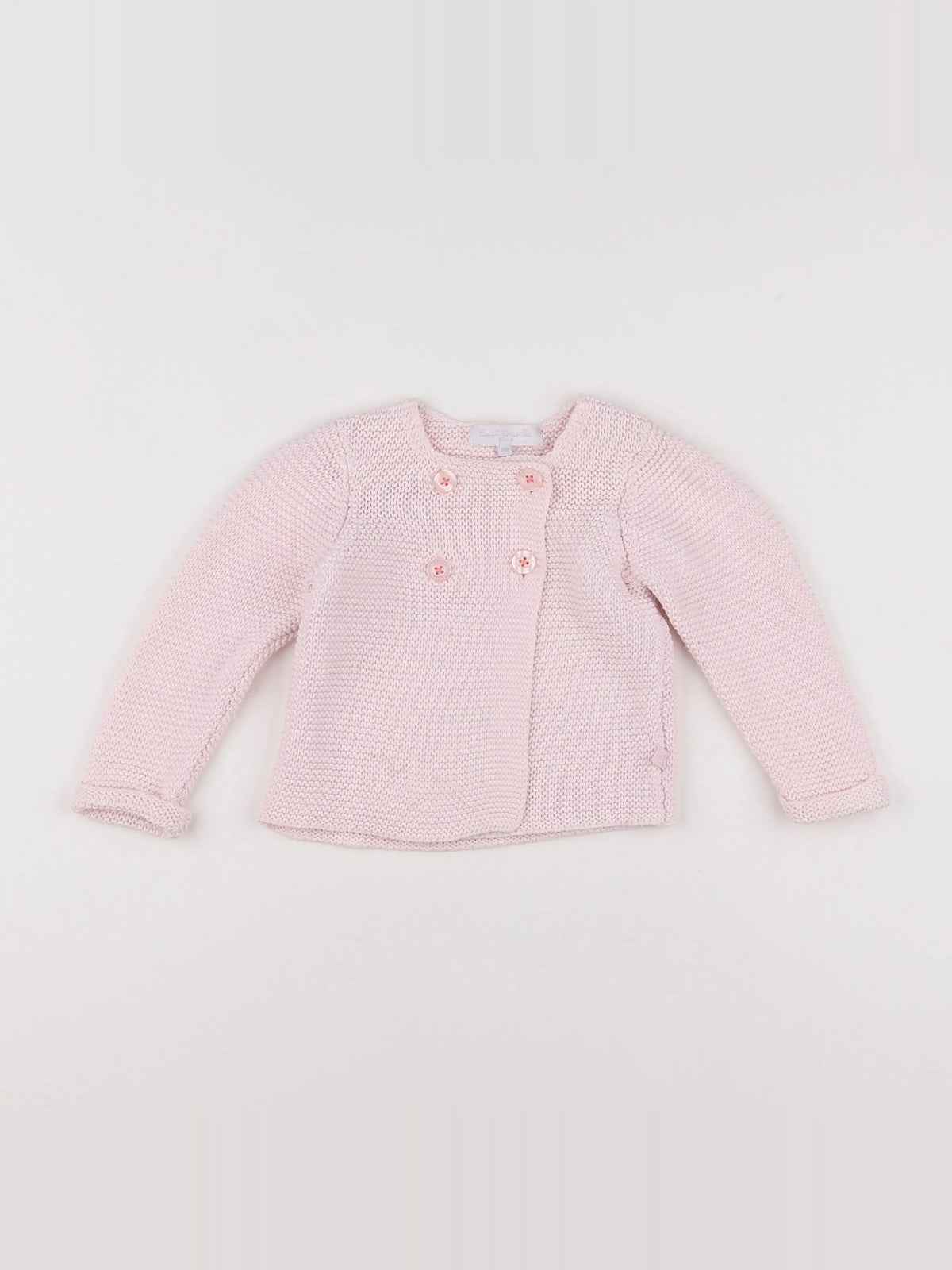 Cadet Rousselle - gilet rose - 6 mois
