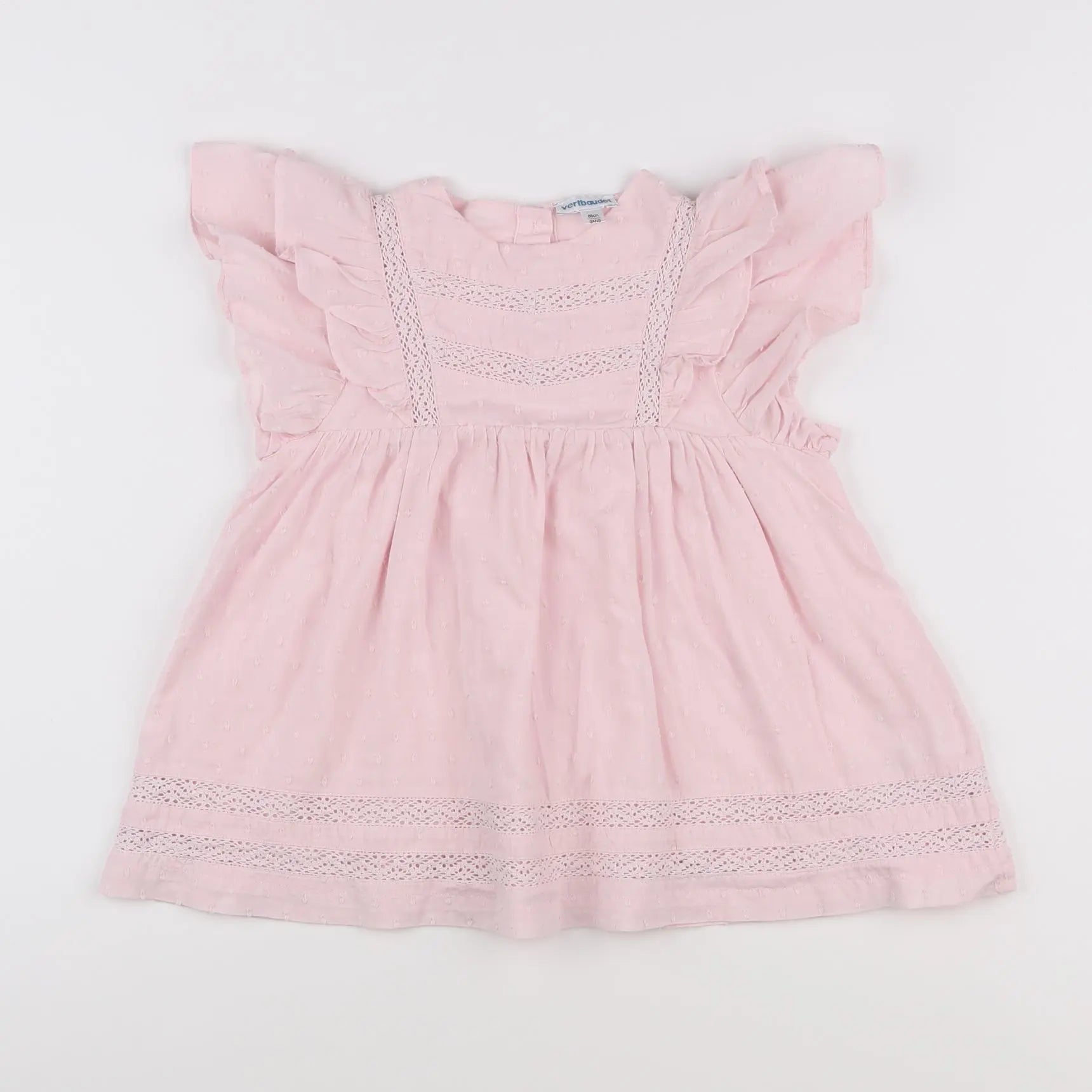 Vertbaudet - robe rose - 2 ans