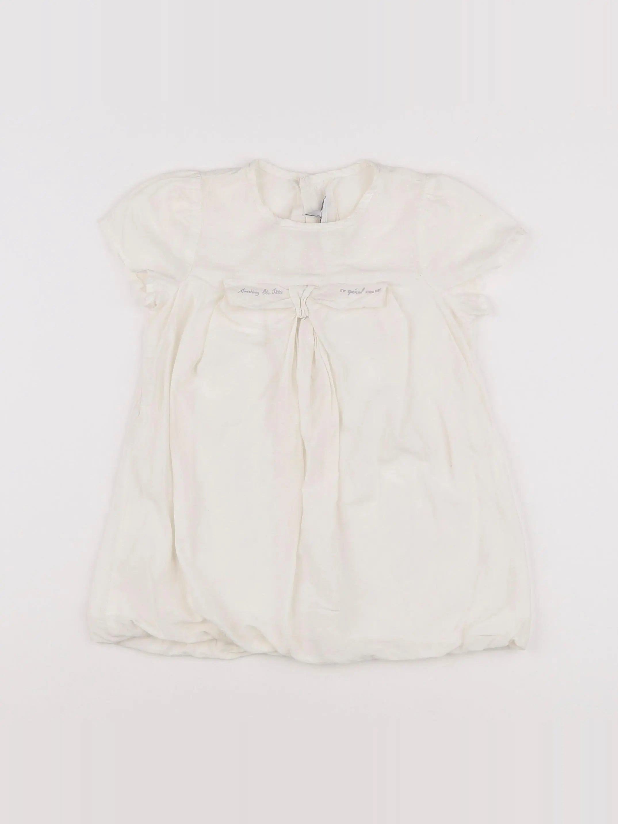 IKKS - robe blanc - 2 ans