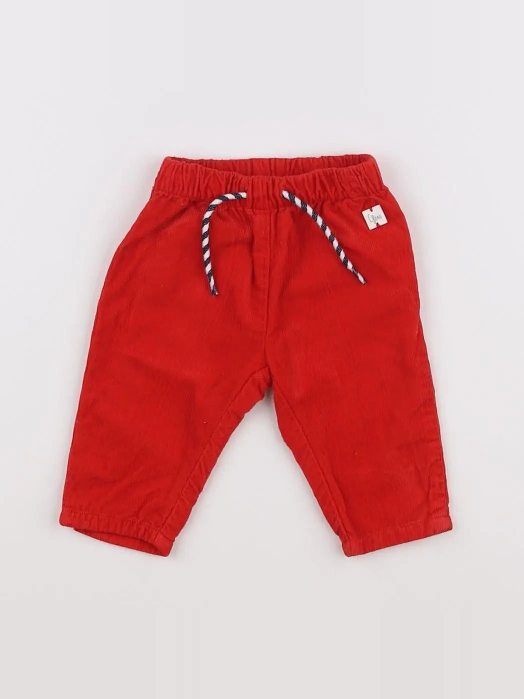Carrément Beau - pantalon rouge - 3 mois