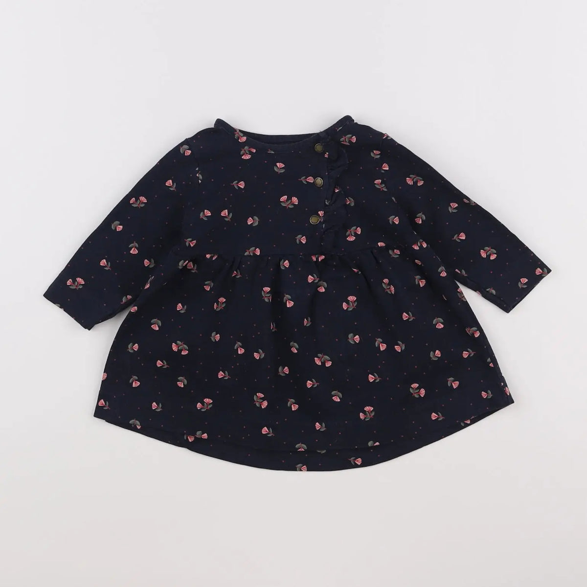 Vertbaudet - robe bleu - 6 mois