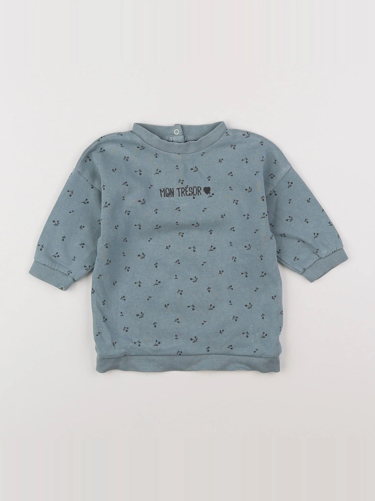 Vertbaudet - robe bleu - 12 mois