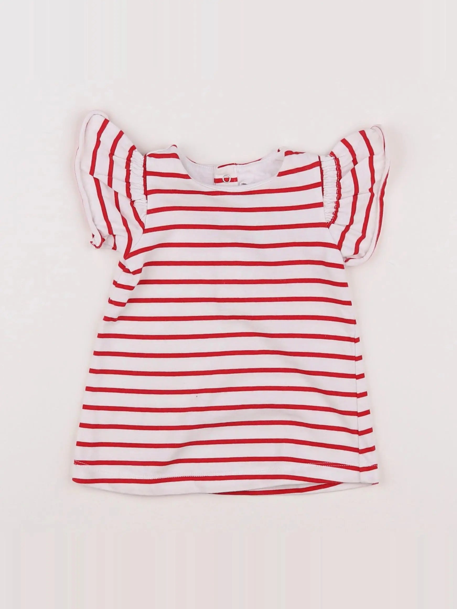 Jacadi - robe blanc, rouge - 6 mois