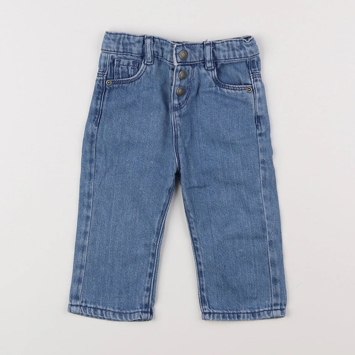 Vertbaudet - jean bleu - 9 mois