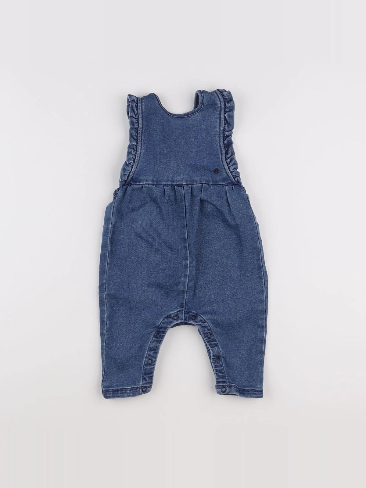 Petit Bateau - salopette bleu - 6 mois