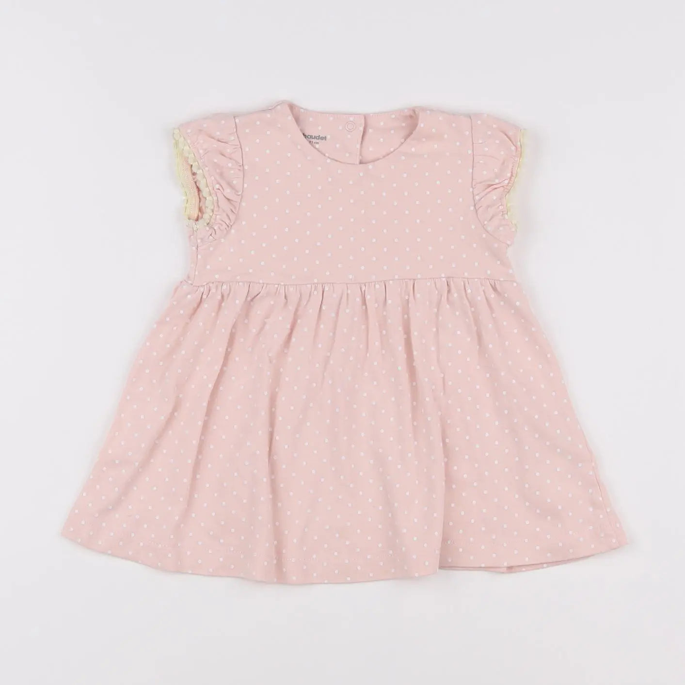 Vertbaudet - robe rose - 9 mois
