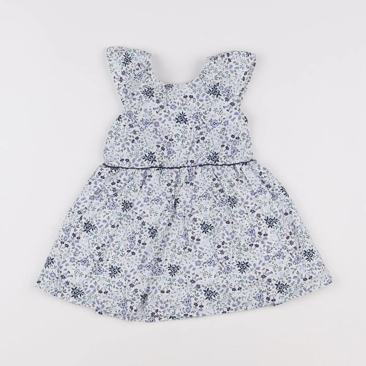 Vertbaudet - robe bleu - 9 mois