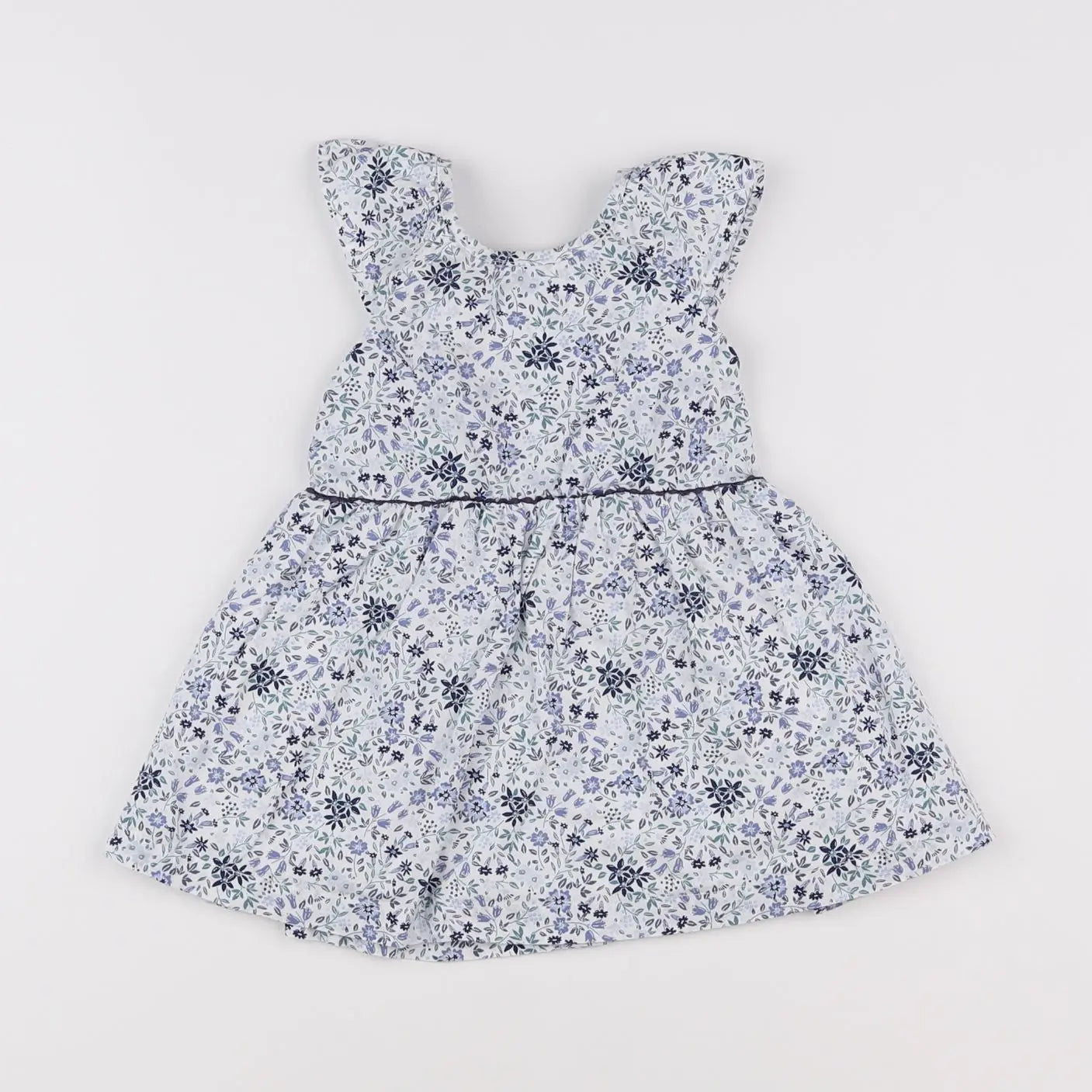 Vertbaudet - robe bleu - 9 mois