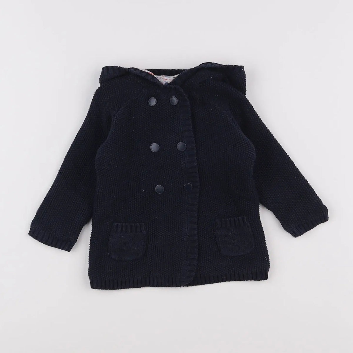Vertbaudet - veste bleu - 12 mois
