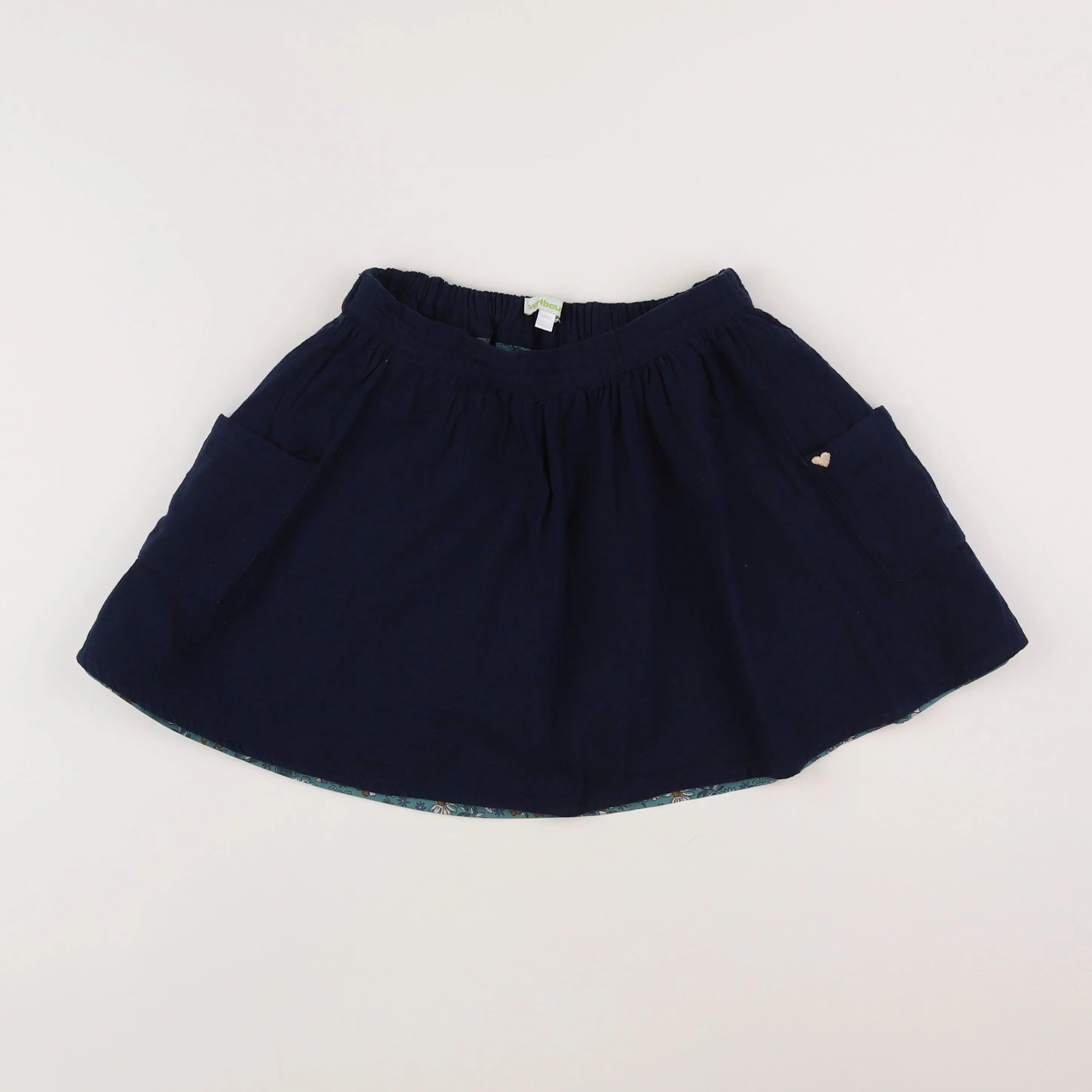 Vertbaudet - jupe bleu - 10 ans