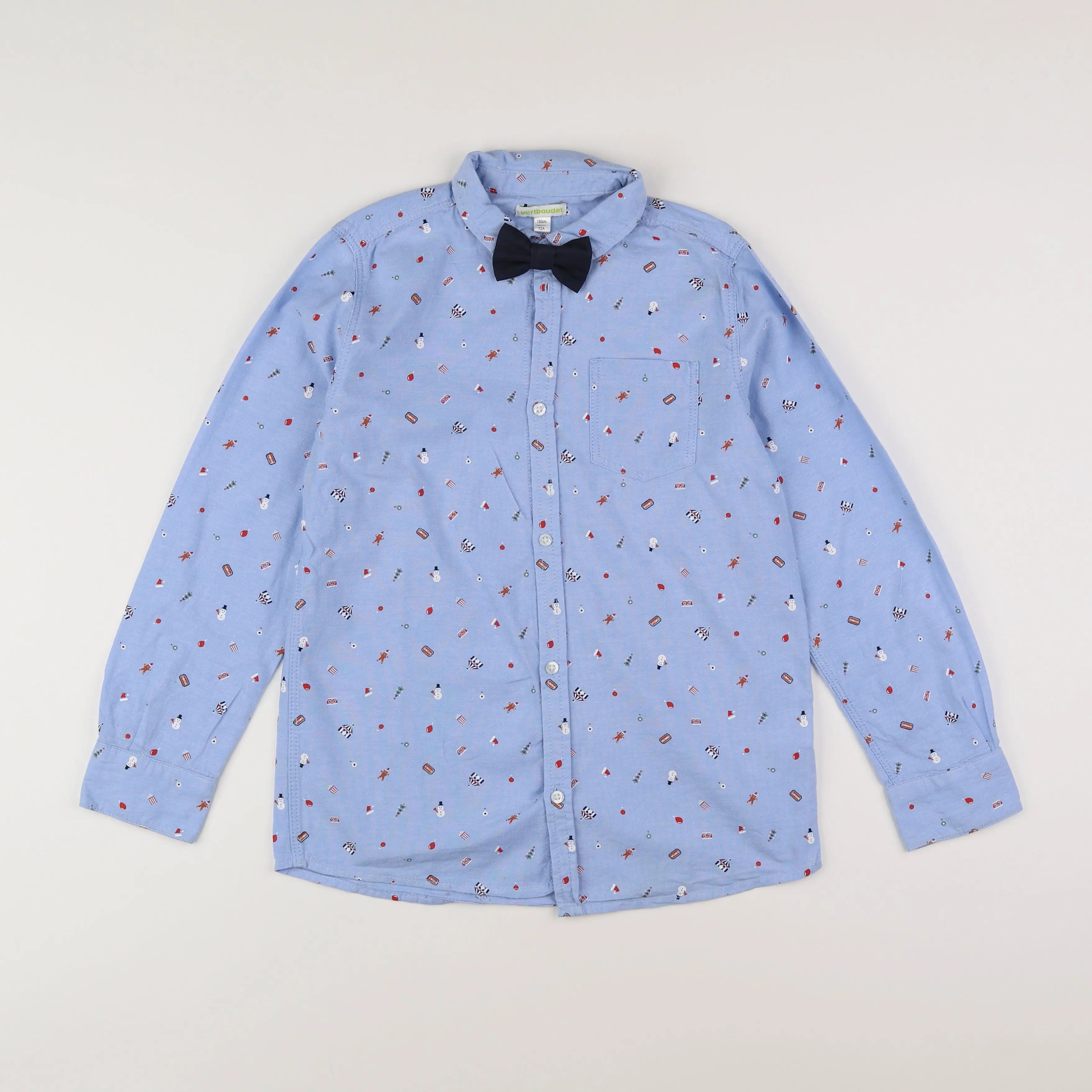 Vertbaudet - chemise bleu - 12 ans