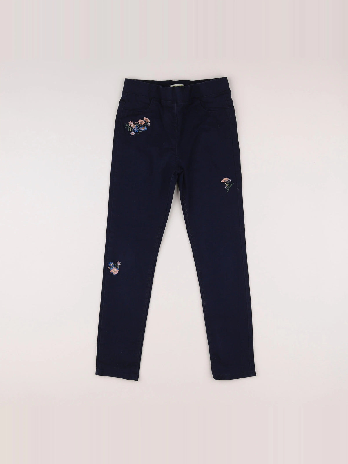 Vertbaudet - pantalon bleu - 9 ans