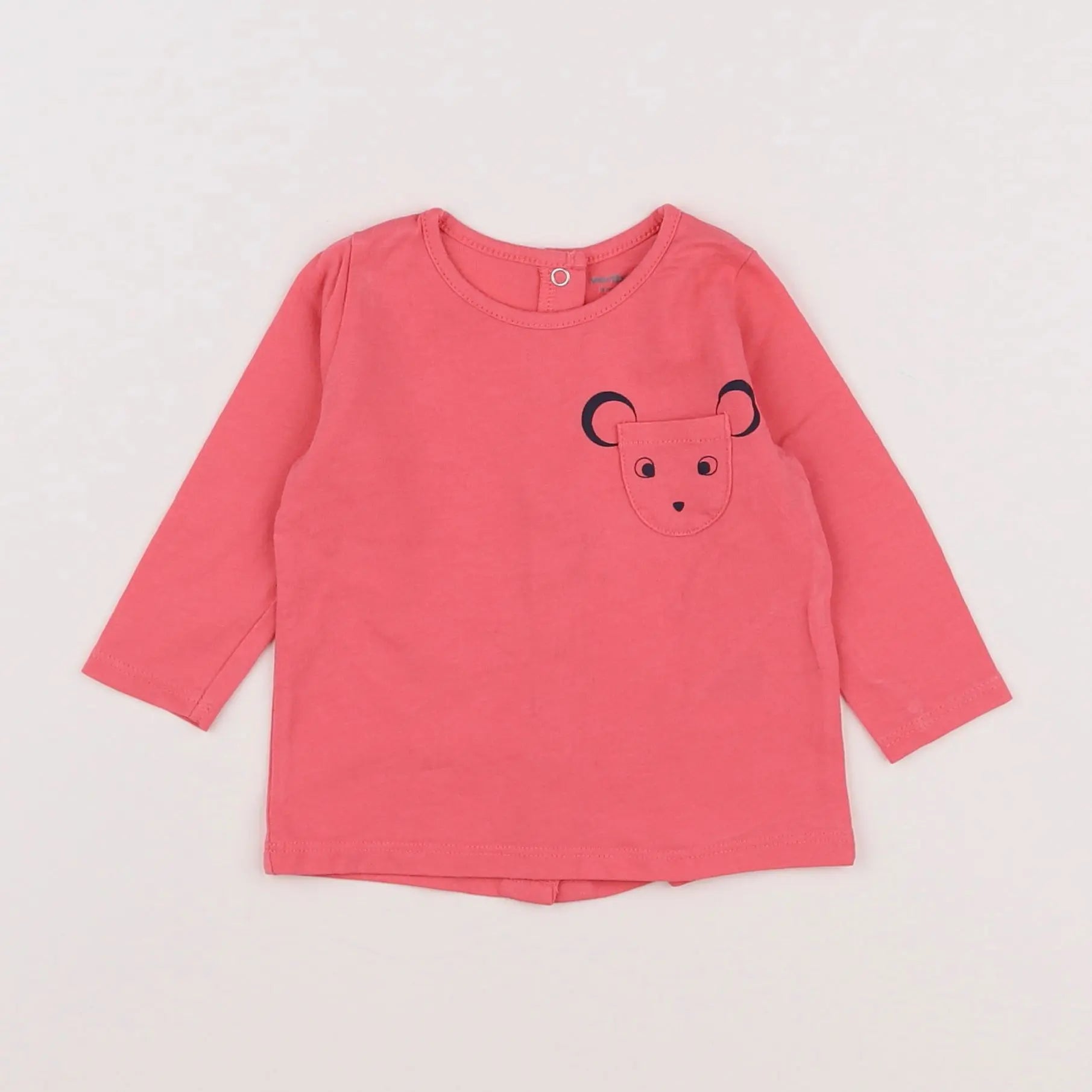 Vertbaudet - tee-shirt rose - 3 mois