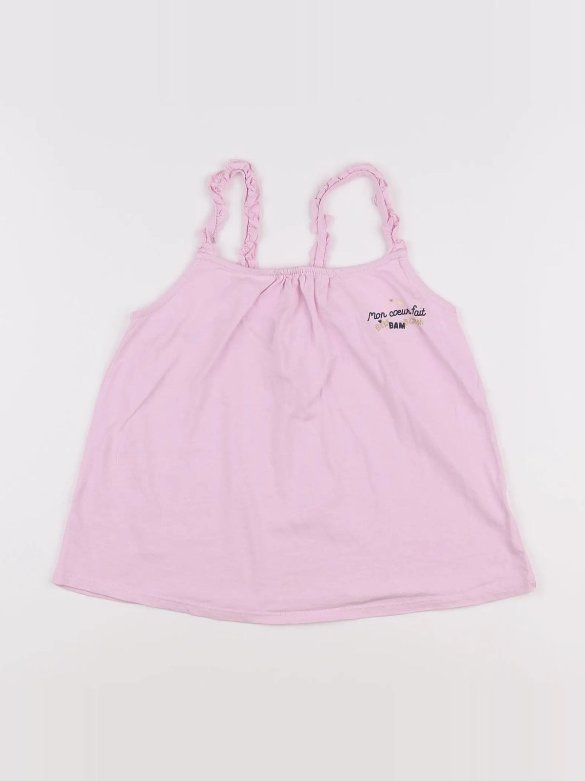 Vertbaudet - débardeur rose - 10 ans