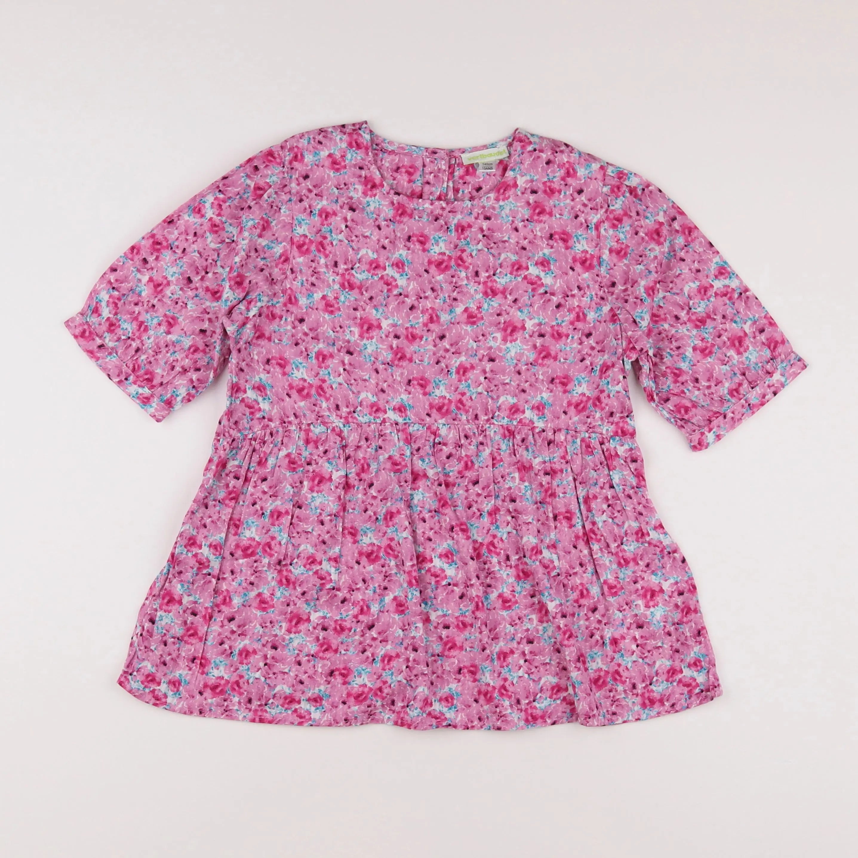 Vertbaudet - robe rose - 10 ans
