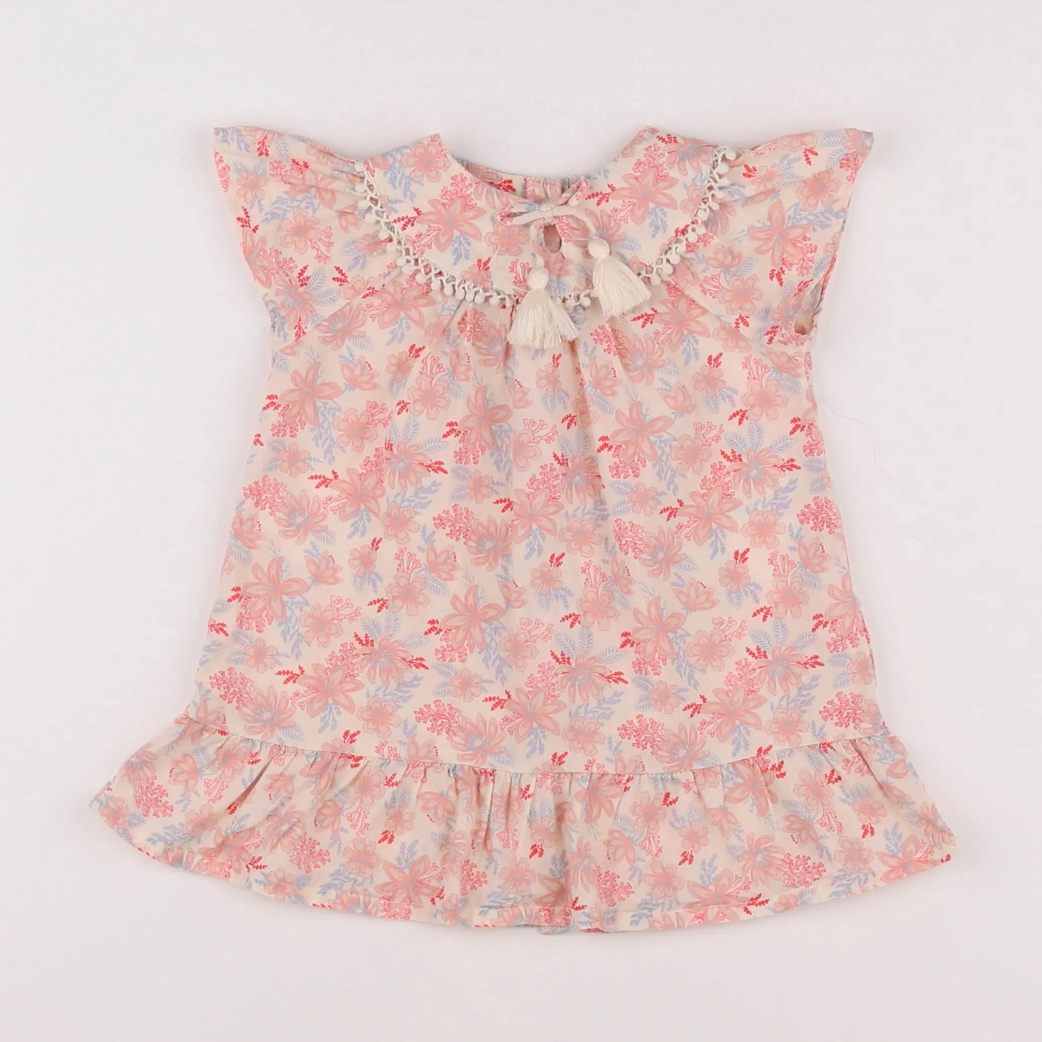Vertbaudet - robe multicolore - 12 mois