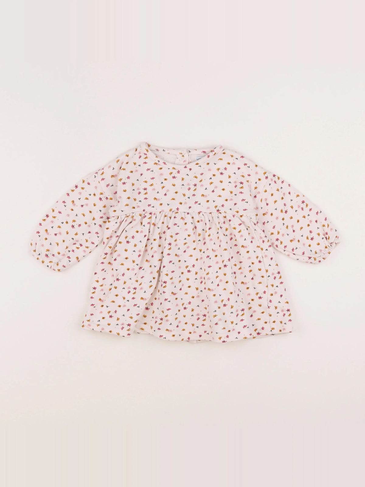 Vertbaudet - robe multicolore - 9 mois