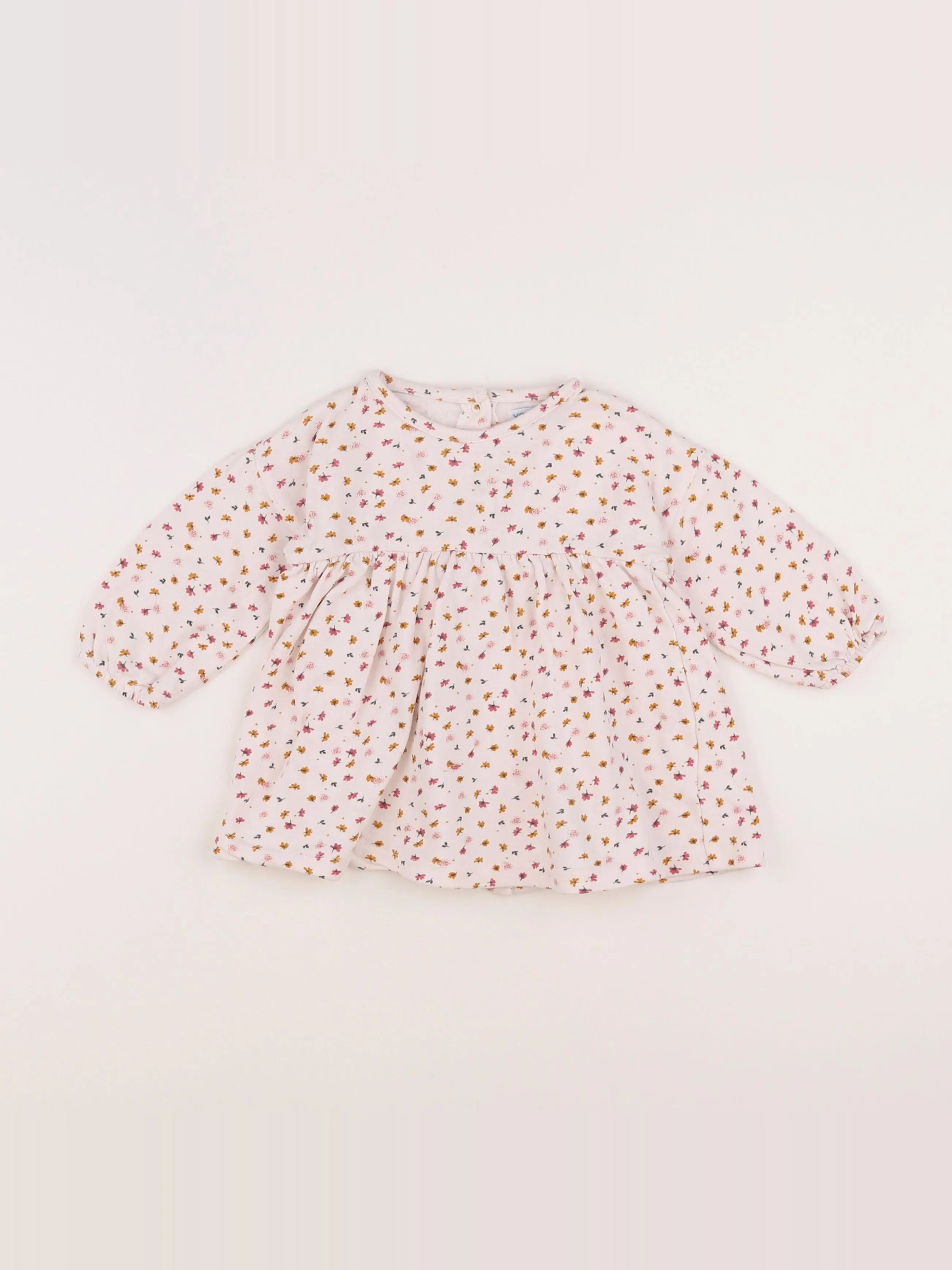 Vertbaudet - robe multicolore - 9 mois