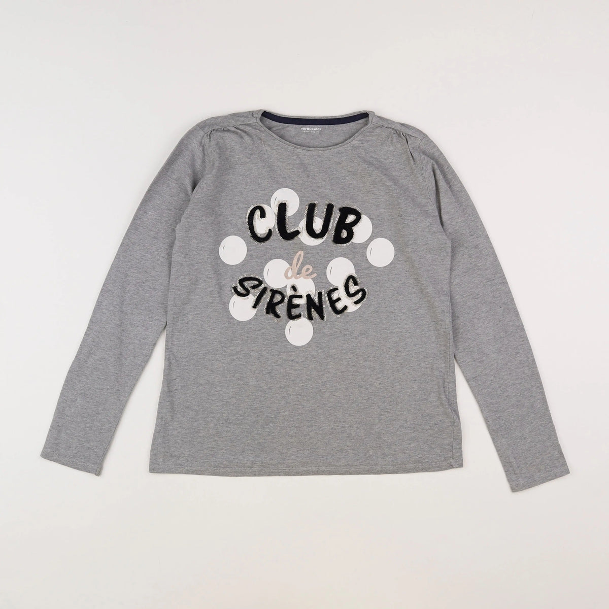 Vertbaudet - tee-shirt gris - 12 ans