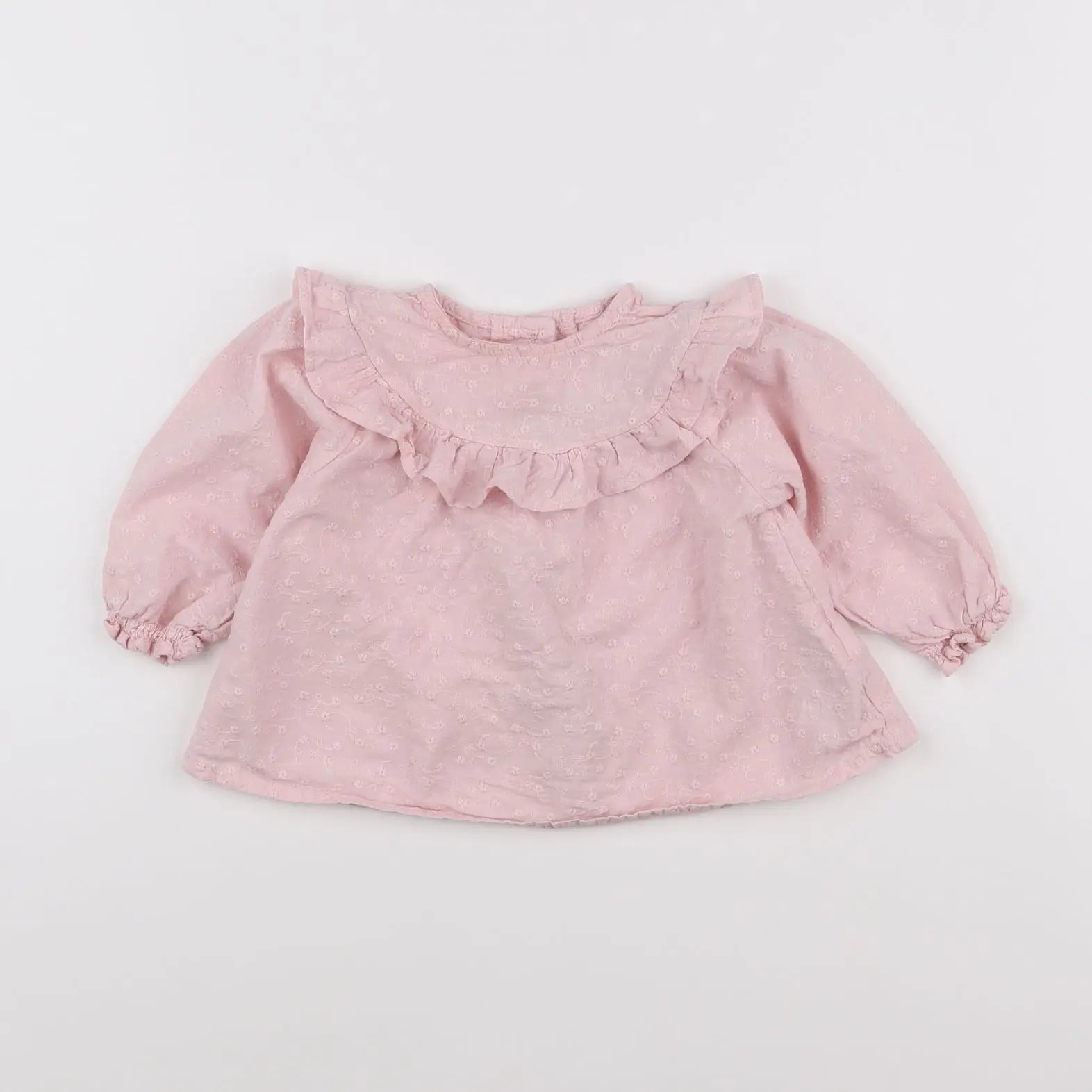 Vertbaudet - blouse rose - 12 mois