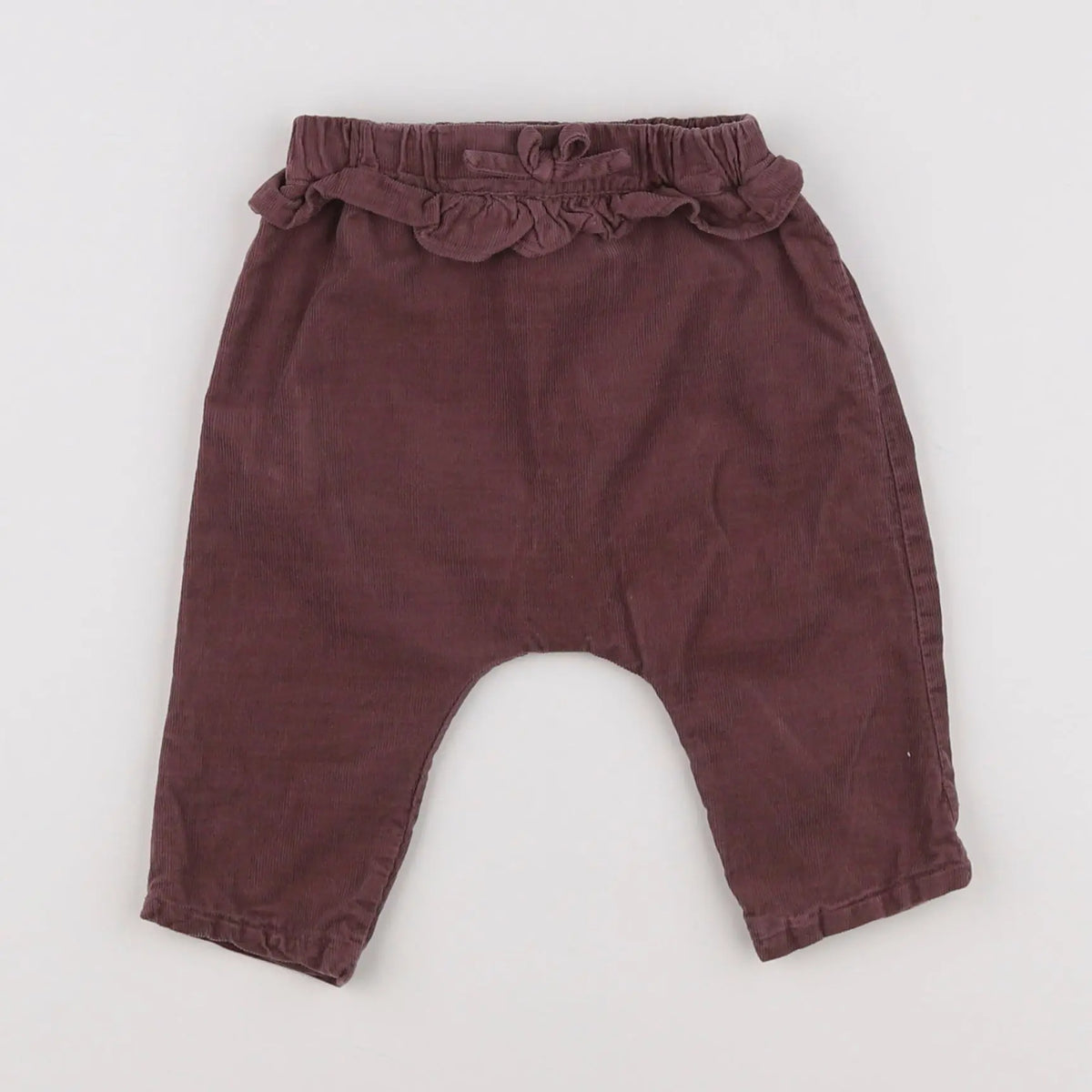 Vertbaudet - pantalon violet - 6 mois