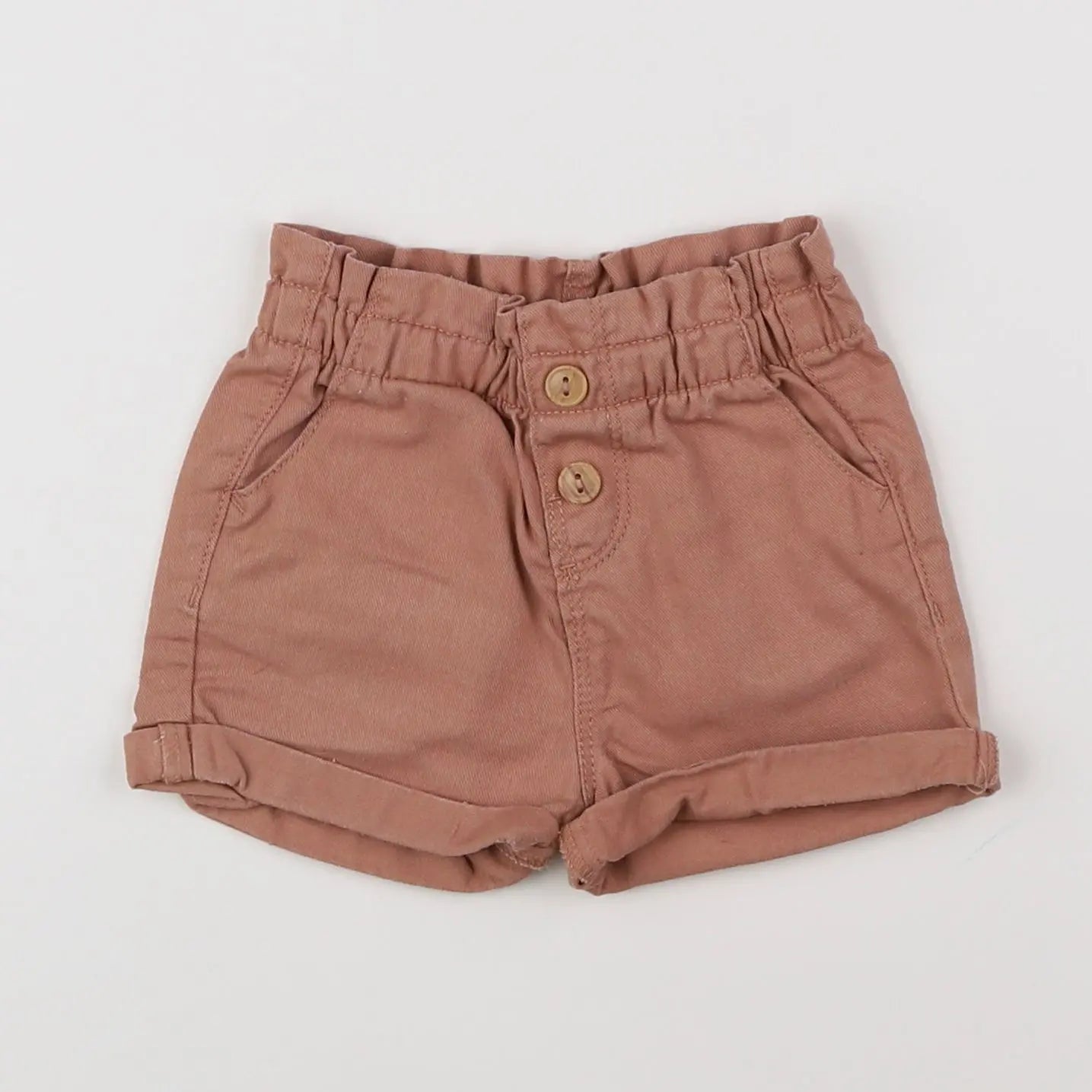 Vertbaudet - short marron - 9 mois