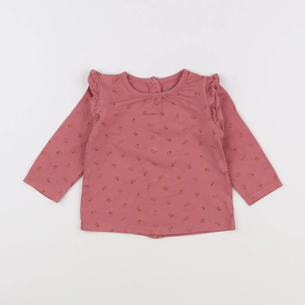 Vertbaudet - tee-shirt rose - 6 mois