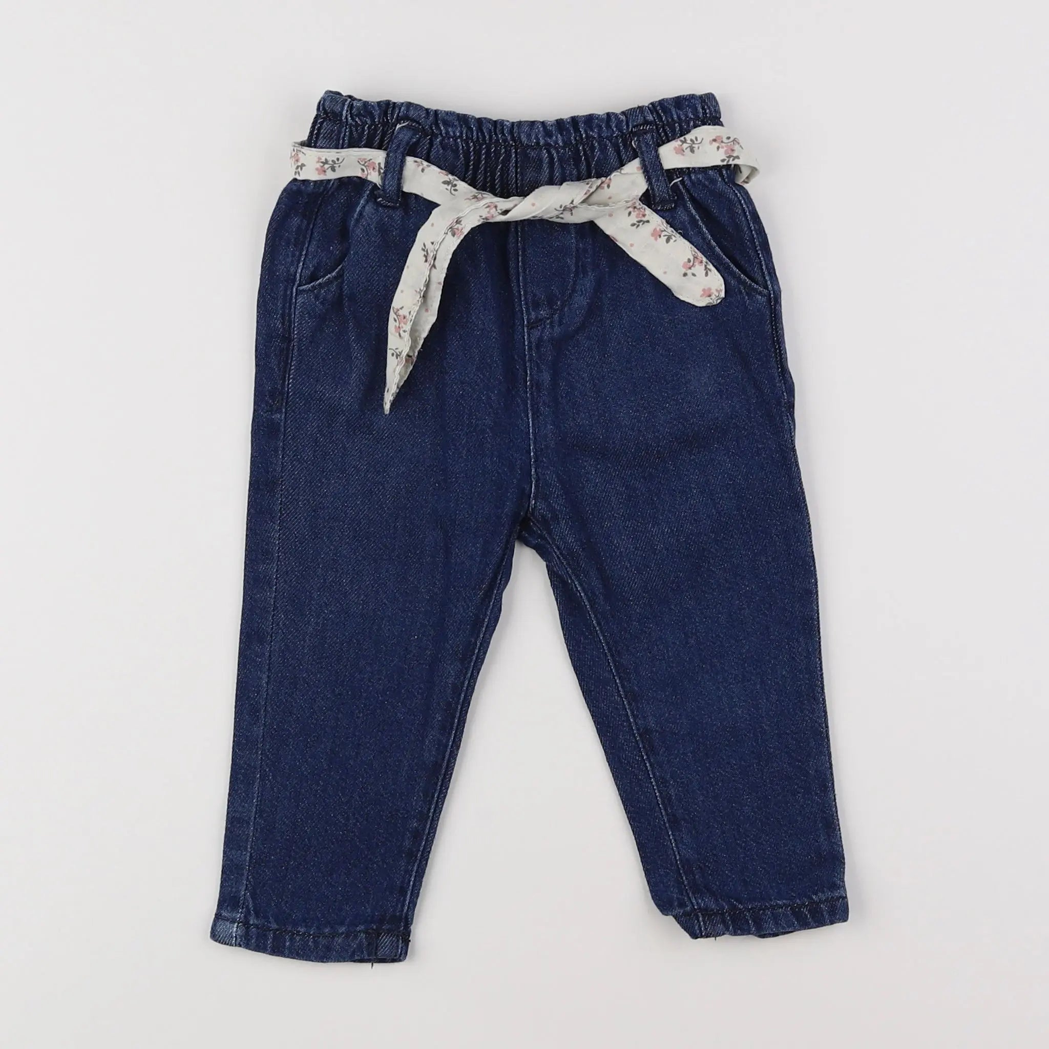 Vertbaudet - jean bleu - 9 mois