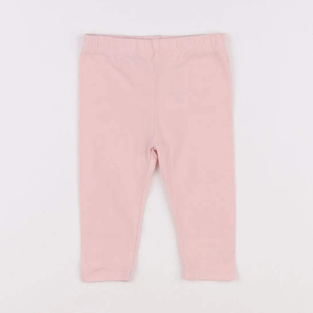 Vertbaudet - legging rose - 6 mois