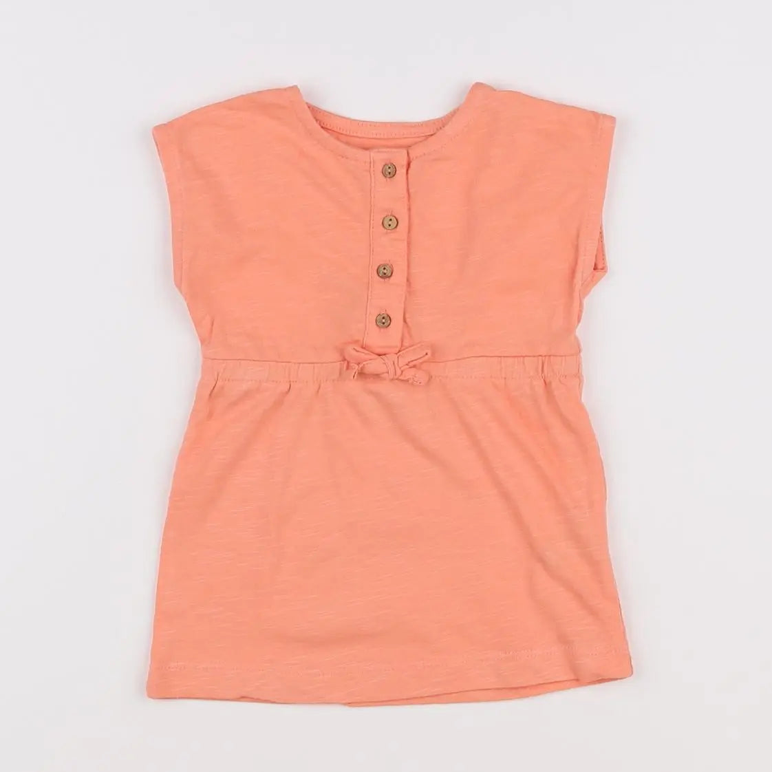 Vertbaudet - robe orange - 3 mois