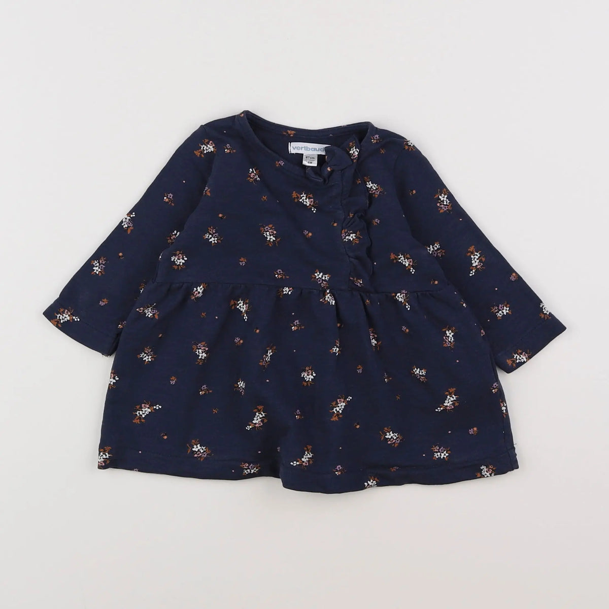 Vertbaudet - robe bleu - 6 mois