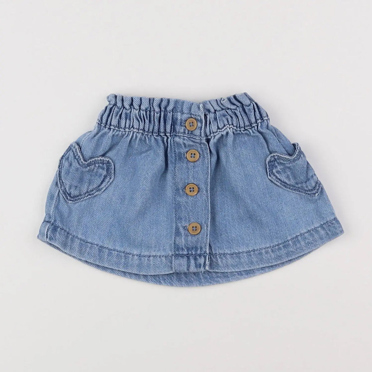 Vertbaudet - jupe bleu - 3 mois