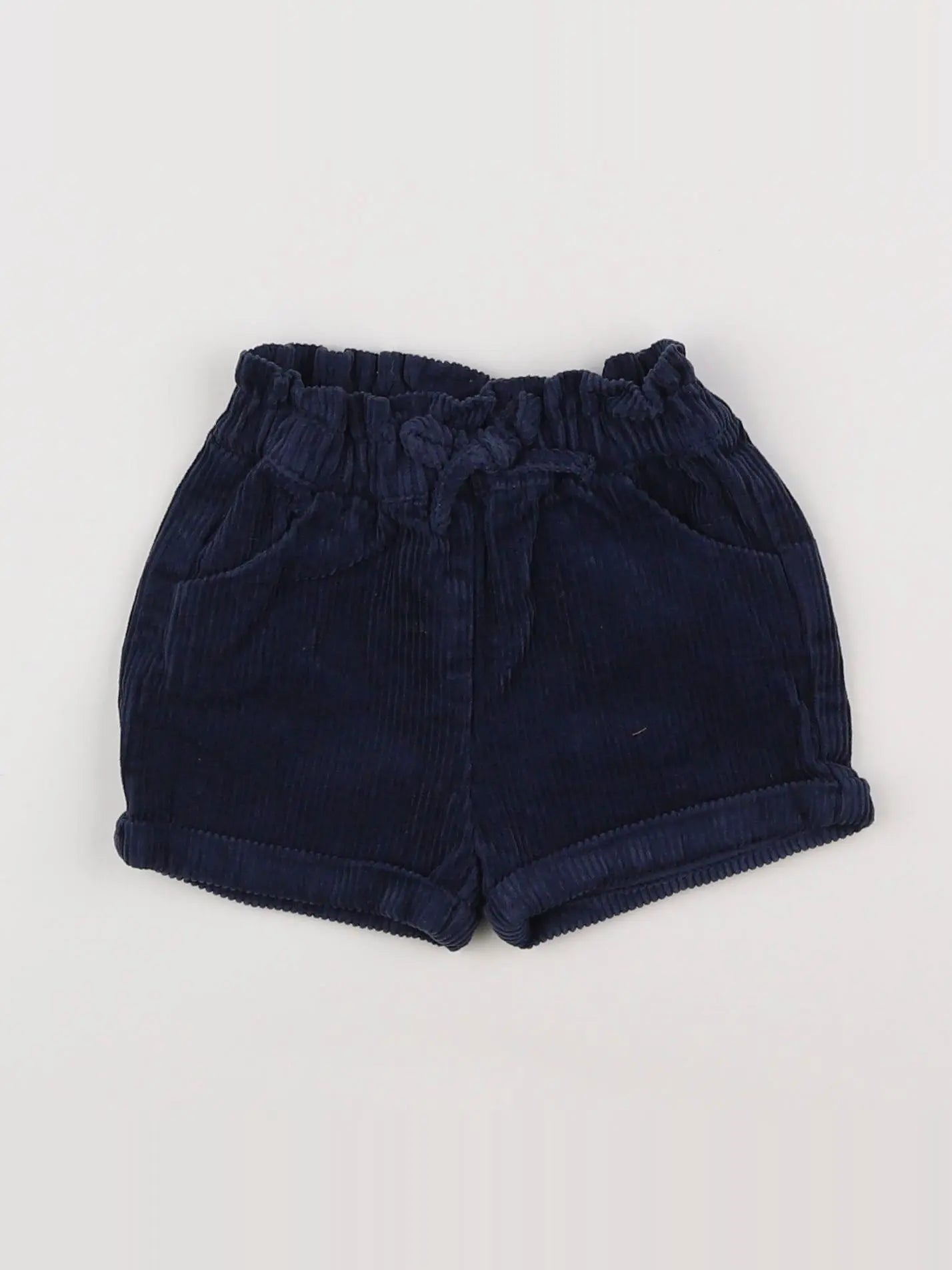 Vertbaudet - short bleu - 6 mois