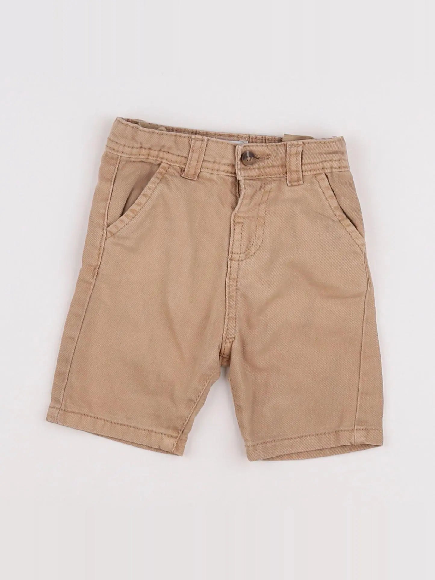 Vertbaudet - short marron - 6 mois