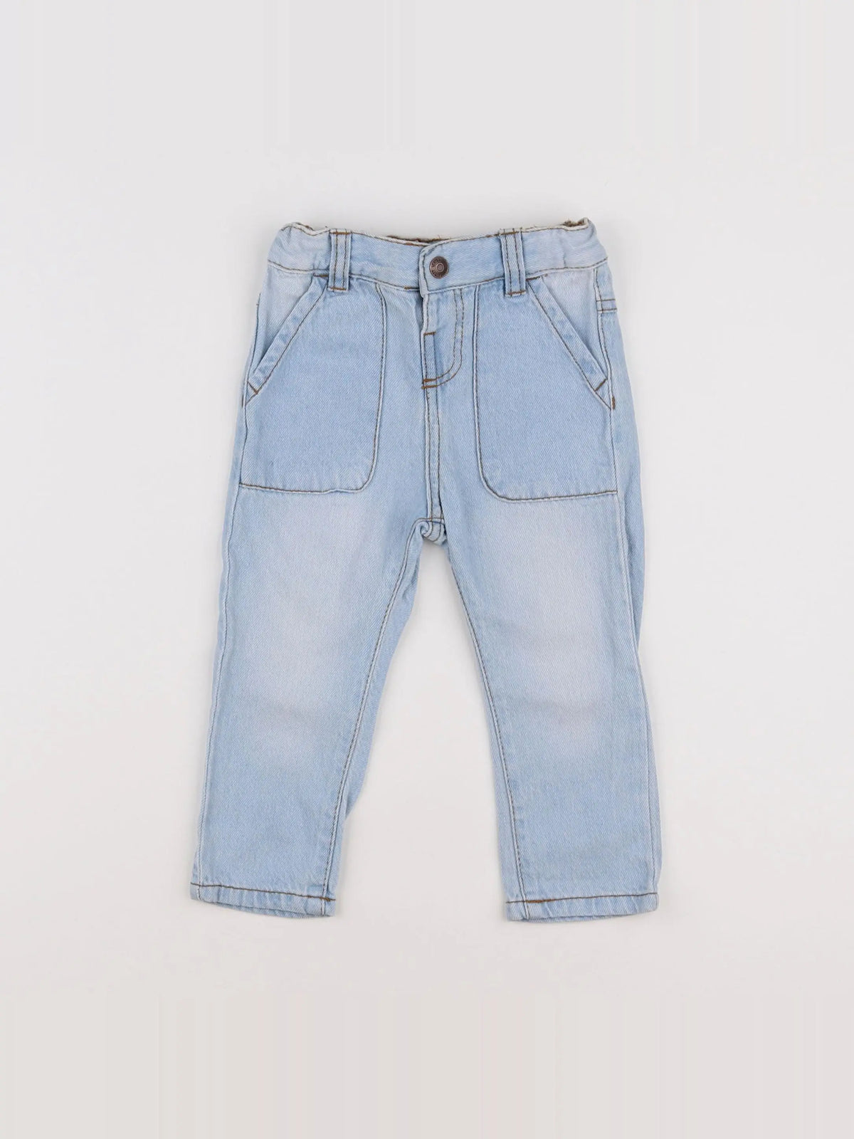 Vertbaudet - jean bleu - 9 mois
