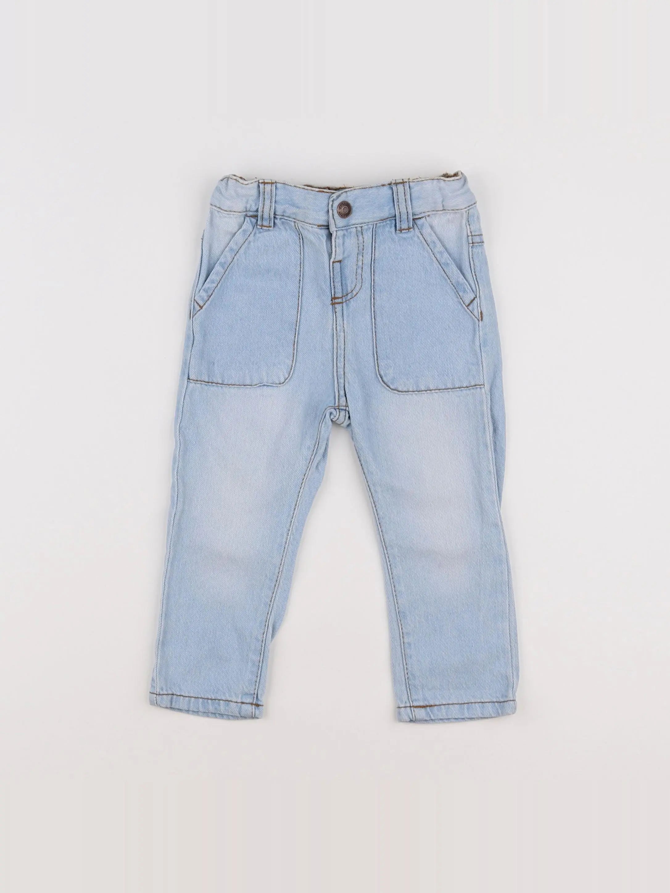 Vertbaudet - jean bleu - 9 mois