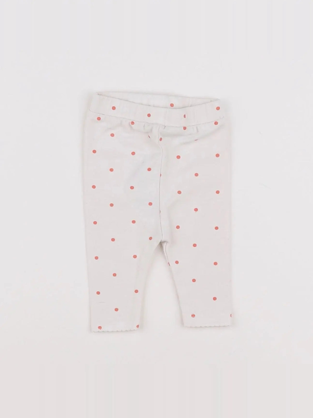 Vertbaudet - legging blanc - 1 mois