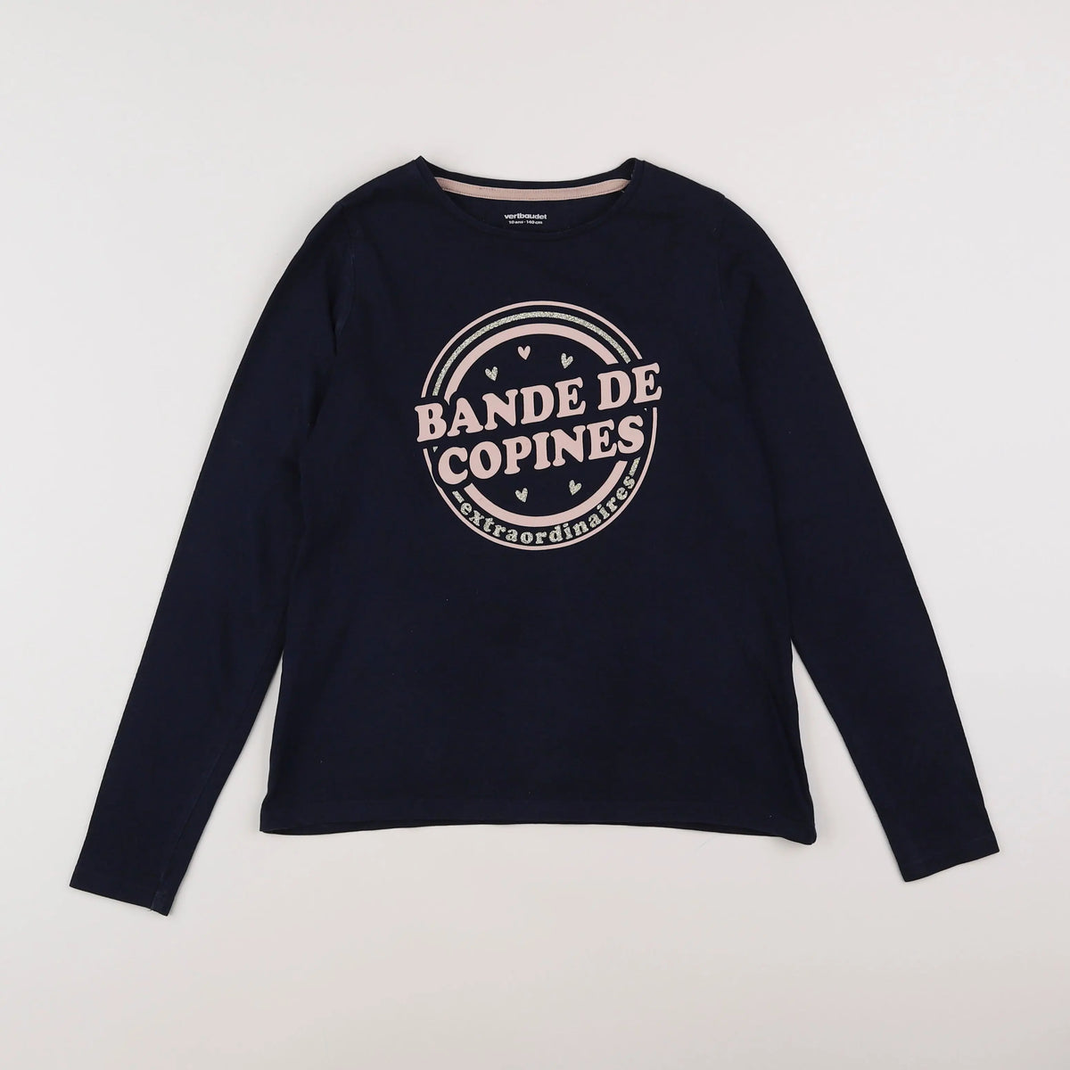 Vertbaudet - tee-shirt bleu - 10 ans