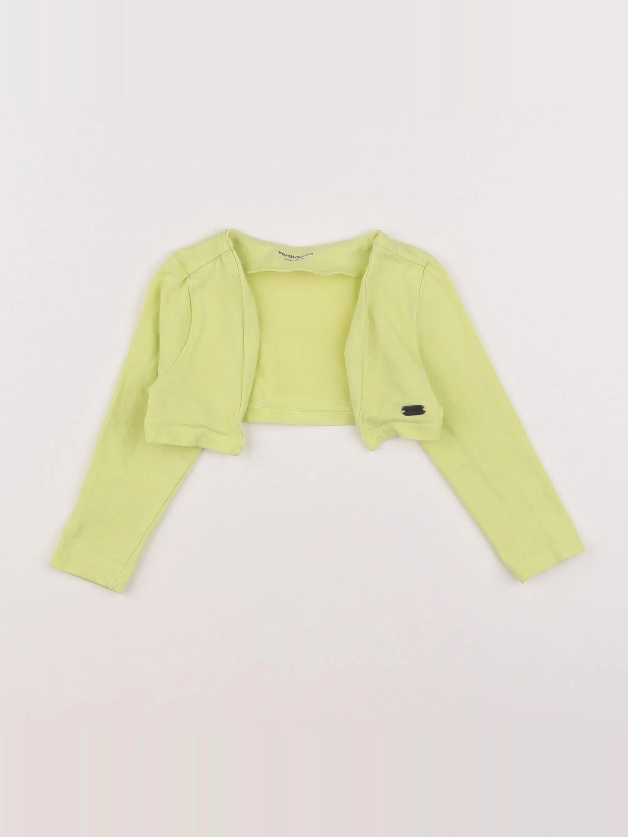 Vertbaudet - gilet jaune - 2 ans