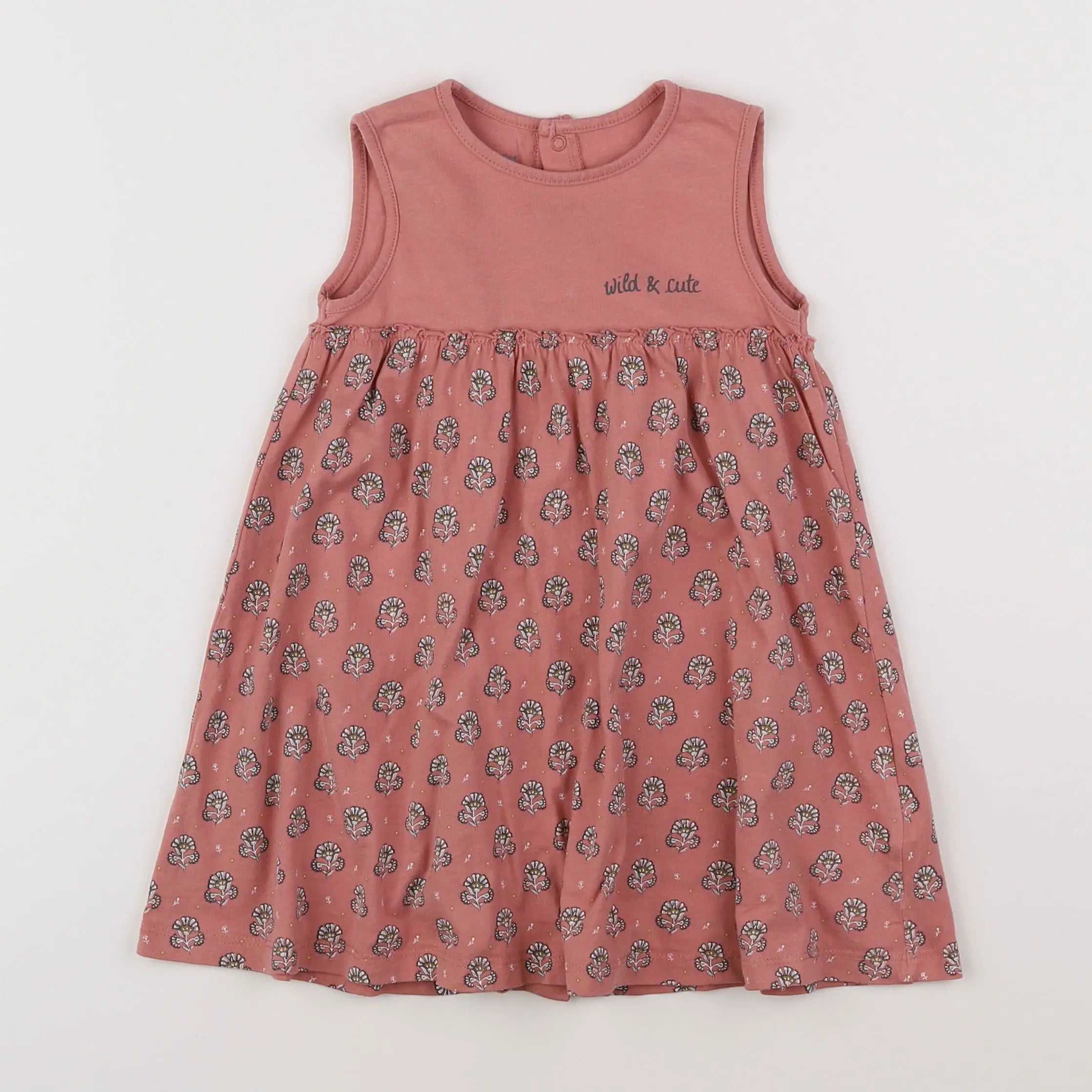 Vertbaudet - robe rose - 18 mois