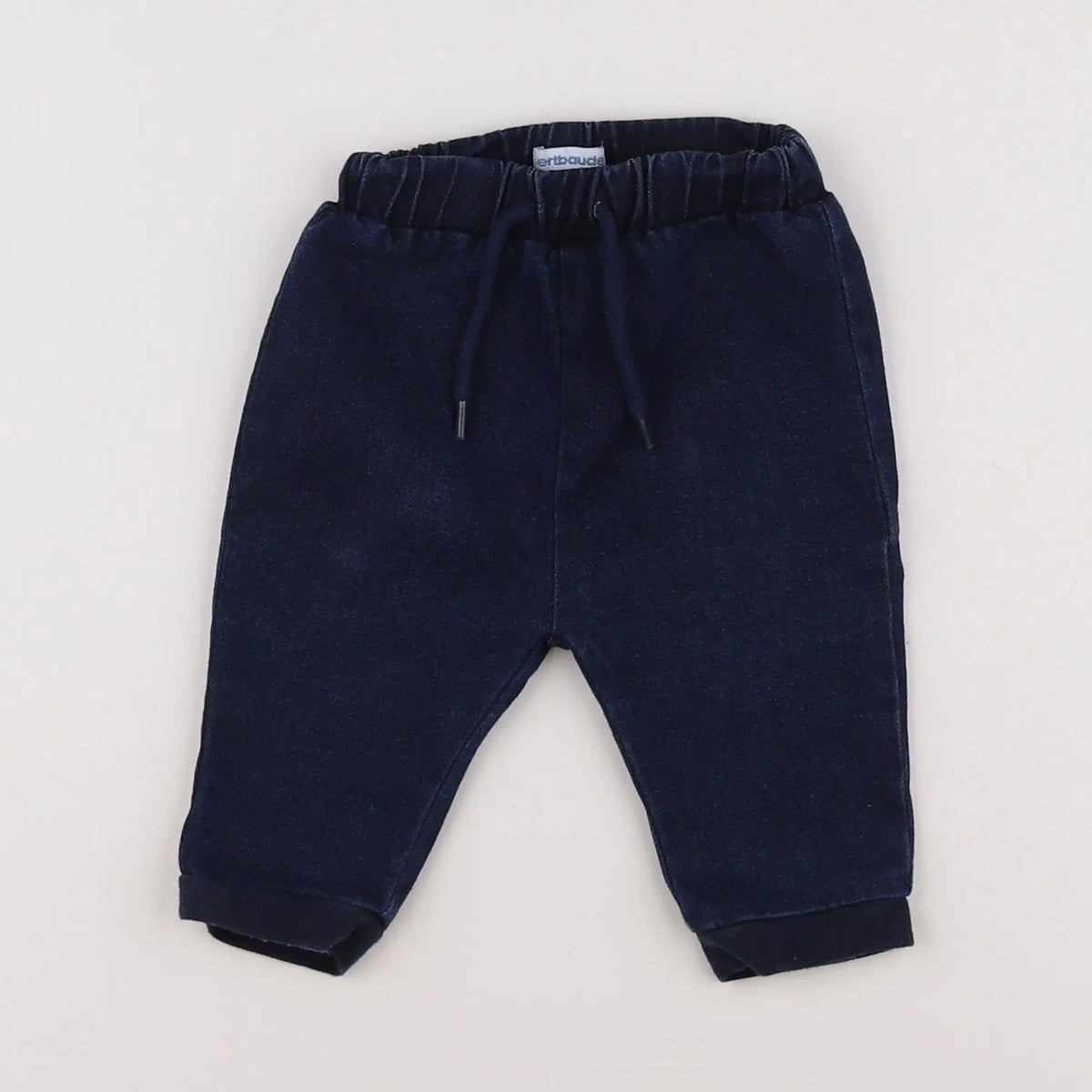 Vertbaudet - pantalon bleu - 6 mois