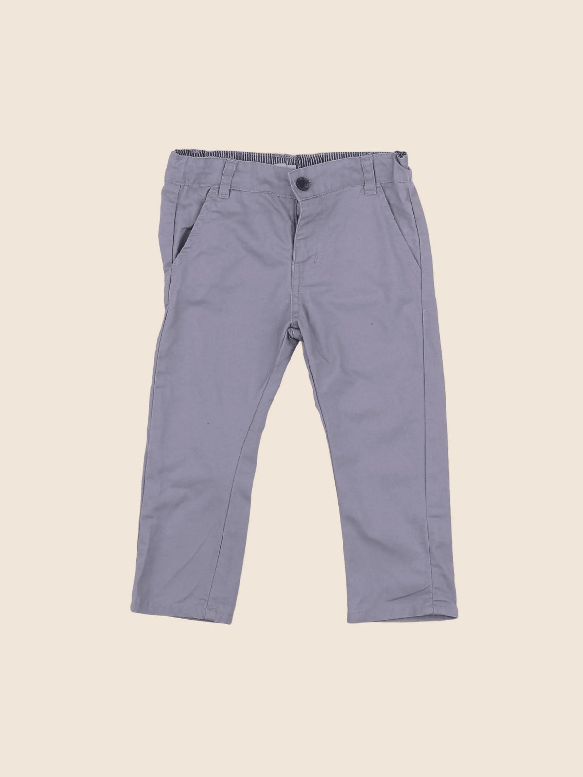 Vertbaudet - pantalon gris - 12 mois