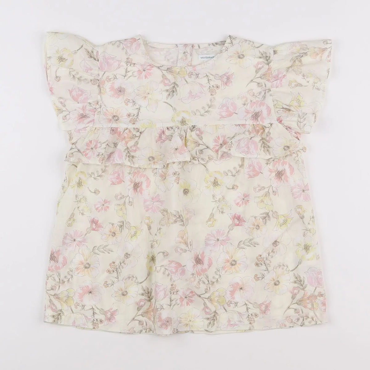 Vertbaudet - blouse multicolore - 10 ans