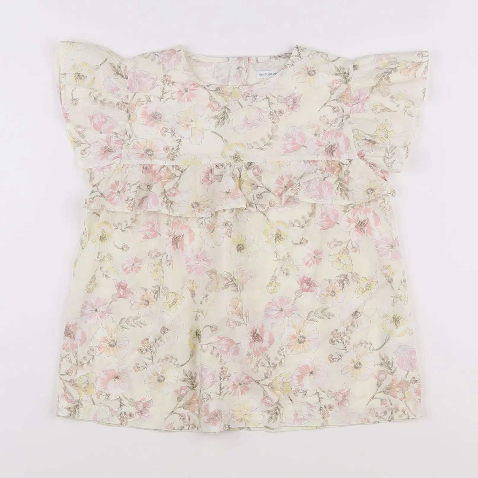 Vertbaudet - blouse multicolore - 10 ans