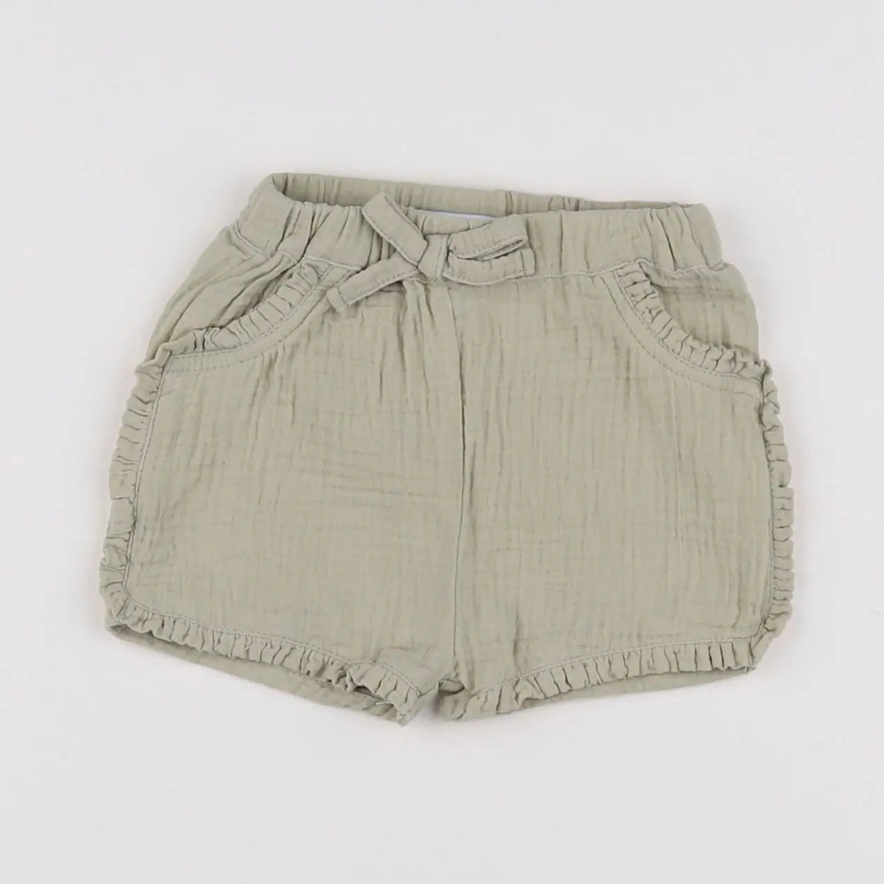 Vertbaudet - short vert - 3 mois