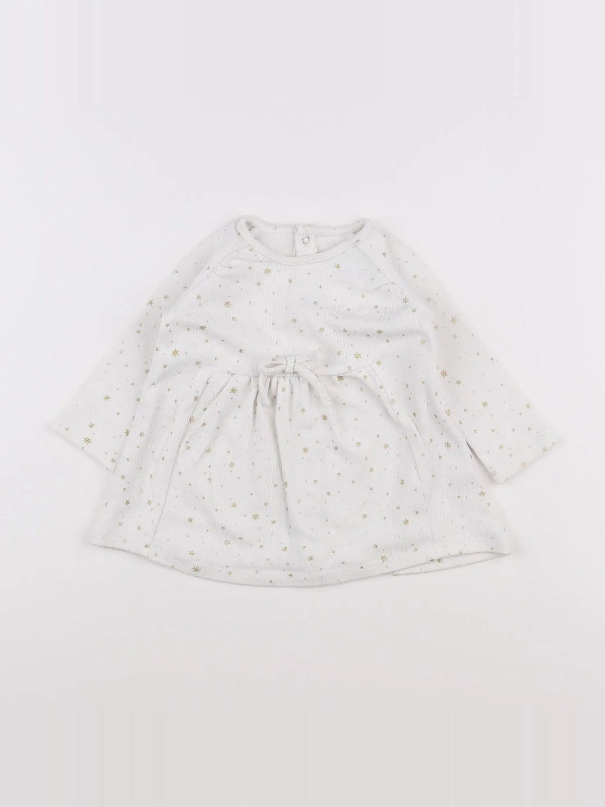 Vertbaudet - robe blanc - 9 mois