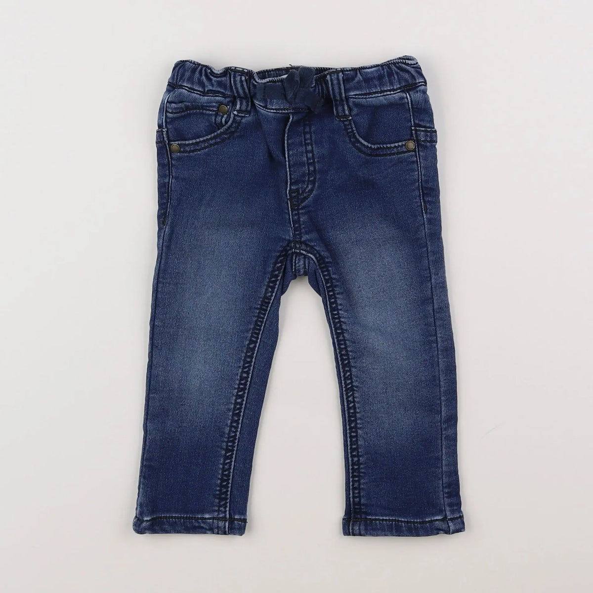 Vertbaudet - jean bleu - 9 mois