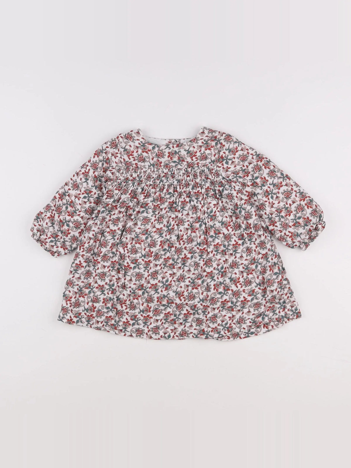 Vertbaudet - robe multicolore - 18 mois