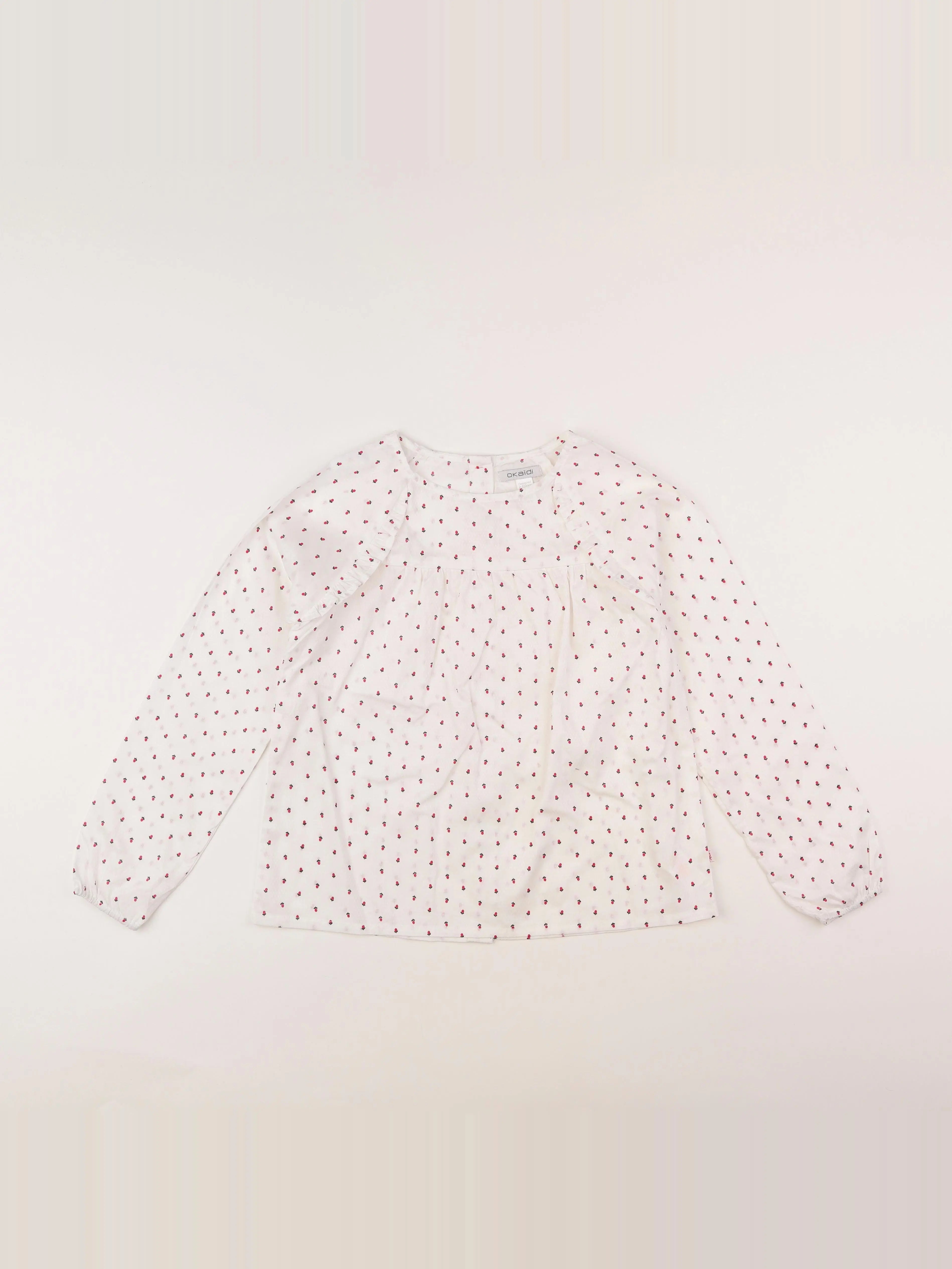 Okaidi - blouse blanc - 10 ans